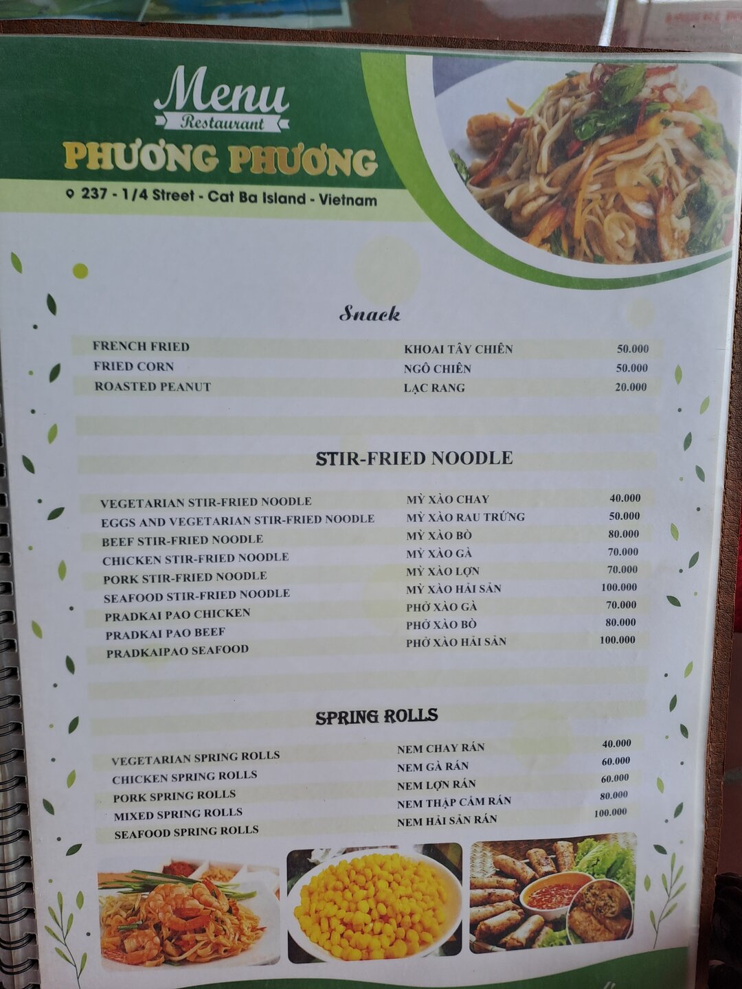 Nhà hàng Phương Phương - Cát Bà